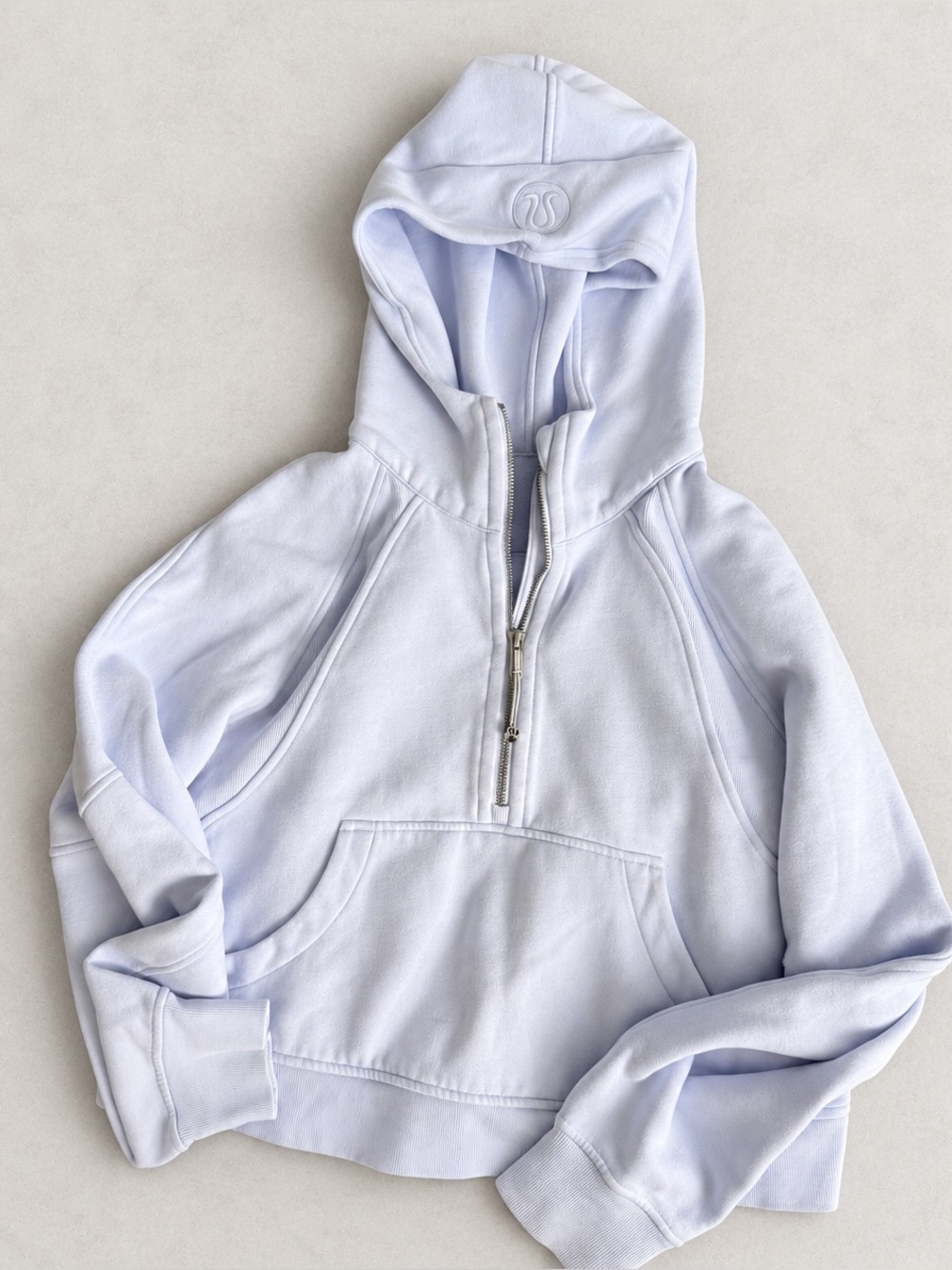 lululemon athletica Pale Lavender Half-Zip Hoodie